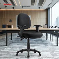 Chaise de bureau ergonomique à dossier moyen pivotante pour réunions, chaise de bureau économique pour le bureau, Silla De Oficina