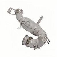 Pour Mercedes-Benz CLE53 AMG 3.0T C236 2024+ Collecteur d'échappement isolé en acier inoxydable OEM 100/200/300 cellules pour amélioration de puissance