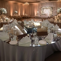 NIKA Meilleures ventes : Feuilles de miroir PE or et argent de 60 et 72 pouces, rondes et rectangulaires, pour la décoration de tables de mariage