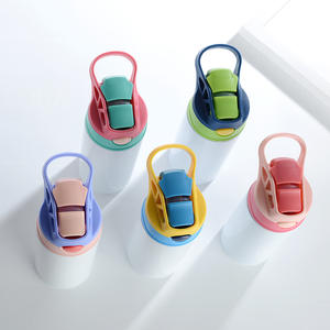 Gobelets à sublimation pour enfants de 12 oz avec paille, gobelet à sublimation vierge droit de 12 oz, bouteille d'eau pour enfants - Product Image 3