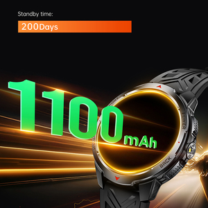 นาฬิกาอัจฉริยะสำหรับกีฬากลางแจ้ง EDS KT88 พร้อมเข็มทิศ แบตเตอรี่ 1100mAh กันน้ำ 3ATM หน้าจอขนาดใหญ่ 1.7 นิ้ว โหมด SOS บลูทูธ 5.3 รองรับโหมดกีฬาหลากหลาย ผลิตในจีน - Product Image 4