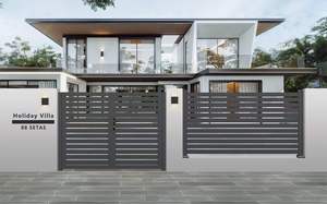 Portails en aluminium décoratifs, <span class=keywords><strong>portail</strong></span> d'allée en aluminium élégant, prix, design, <span class=keywords><strong>portail</strong></span> <span class=keywords><strong>automatique</strong></span> en aluminium pour allée - Product Image 6