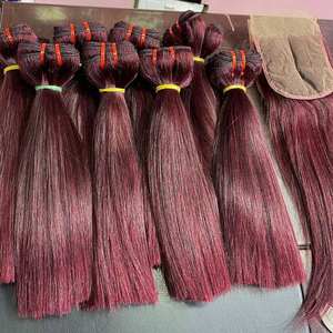 Bundle de cheveux à trame droite de couleur naturelle Offre Spéciale Extensions de cheveux humains bruts à cuticule alignée - Product Image 6