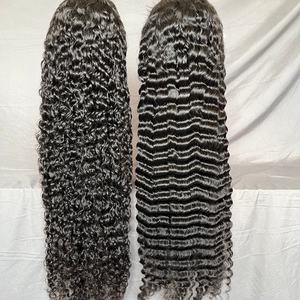 Peluca de Cabello Humano de Lujo con Frente de Encaje Transparente 13x6 para Mujeres Negras, Cabello Virgen con Cutícula Alineada, Pelucas de Cabello Humano de Buena Calidad al Por Mayor - Product Image 4