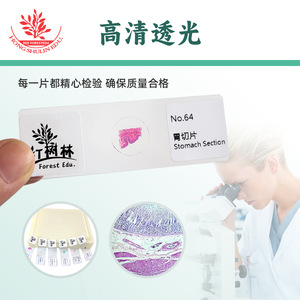 Juego de portaplatinas biológicas que contiene 100 y 50 especímenes típicos de animales y plantas de ciencia popular, accesorios para microscopio y - Product Image 3