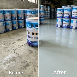 Vernice Epossidica <span class=keywords><strong>Bicomponente</strong></span> Yuhong <span class=keywords><strong>per</strong></span> <span class=keywords><strong>Pavimenti</strong></span>, Resistente all'Olio e all'Acqua, Rivestimento Durevole <span class=keywords><strong>per</strong></span> Ringhiere di Scale - Product Image 6