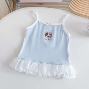 Canotte Estive per Bambine, Top Senza Maniche con Stampe Cartoon, Gilet Principessa in Cotone per Bambini e Neonati - Product Image 5