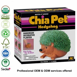 Kit completo de crecimiento de plantas, para mascotas, <span class=keywords><strong>chia</strong></span>, erizo - Product Image 2