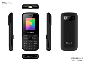 Điện Thoại Dạng Thanh <span class=keywords><strong>3G</strong></span> 1.77Inch <span class=keywords><strong>2</strong></span>.4Inch Tùy Chỉnh - Product Image 4