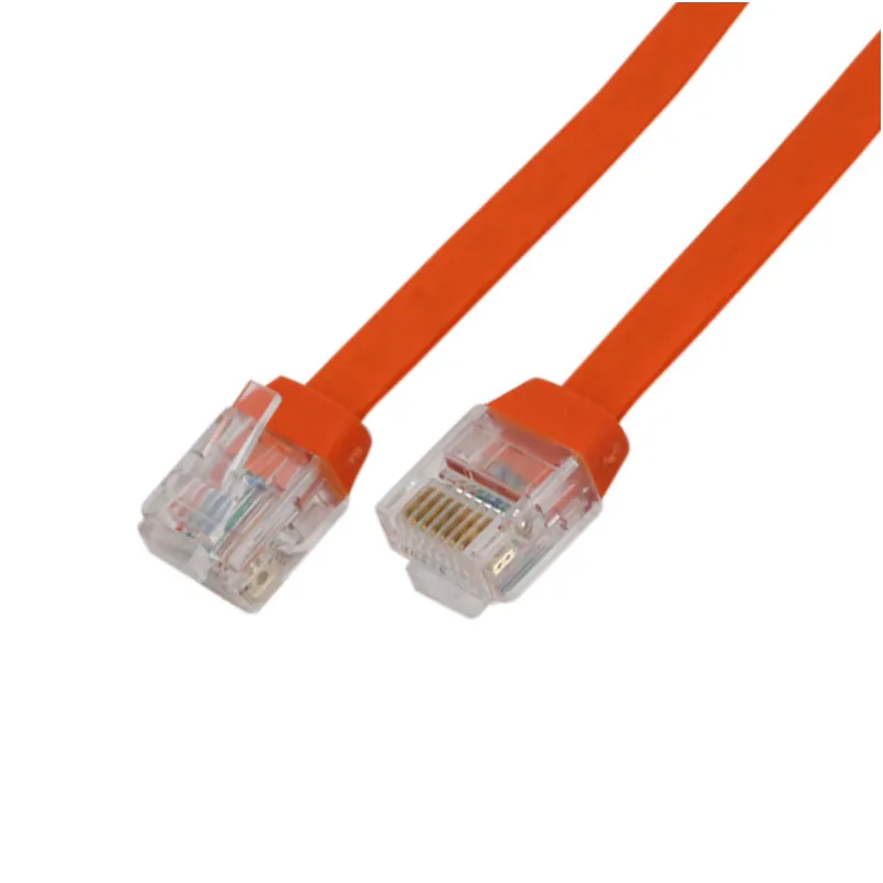 Exw Kualitas Tinggi Cat5e Flat UTP Patch Cord UTP Patch Cord 25 Cm CAT 5E Kabel RoHS Kabel Fleksibel Lembut RJ45 Kabel Patch Cord