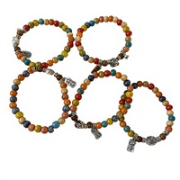 Bracelet perlé en céramique Carpe Koi porte-bonheur, style ethnique, motif Danse du Lion du Festival du Printemps, accessoire féminin porte-bonheur, le meilleur