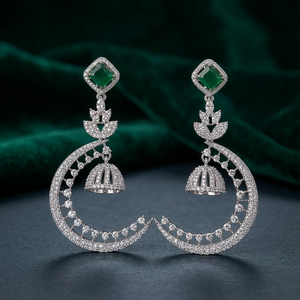 Pendientes de Perlas y Piedras con Baño de Plata, Estilo Étnico Tradicional, de Alta Calidad y a la Moda, Certificados por Terceros para Mujer - Product Image 3