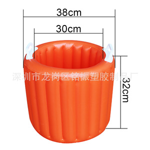 Inflatable <b>Bucket</b> 10-15L Collapsible Portable Multi-Purpose Water Storage For Home Car Washing Beverage Cooling - Product Image 4