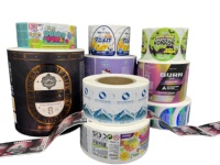 Étiquette de boisson de qualité alimentaire en papier couché, imperméable, résistante à l'huile, adaptée au congélateur, autocollant adhésif, impression personnalisée pour bouteille de vin, soda