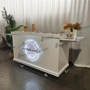 Gerobak Permen Mobile Custom dari Logam, Lipat, dengan Papan Tanda LED Akrilik - Product Image 4