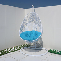 Fauteuil suspendu d'extérieur en bambou tressé, style minimaliste moderne, pour cour et balcon, Chine