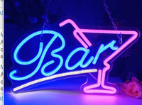 Dropshipping enseigne au néon personnalisée de haute qualité enseigne au néon à caractère illuminé de conception libre pour la décoration, la fête, le bar