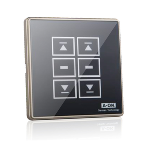 Thiết Bị Điều Khiển Từ Xa Không Dây Thông Minh Aok Ac230-1, Thiết Bị Thu Sóng Vô Tuyến Loại Tường Hai Tuyến Với Màn Hình Cảm Ứng, Công Tắc Từ Xa - Product Image 2