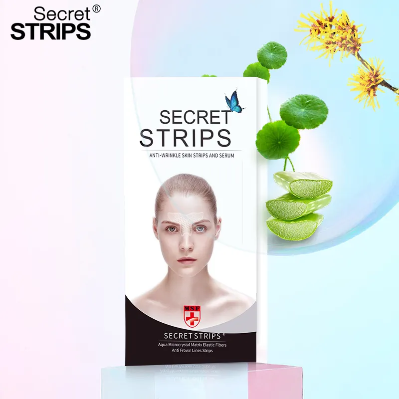 Bí mật Strips 10 cặp collagen chăm sóc da chống nhăn vẻ đẹp trên khuôn mặt mặt mặt nạ