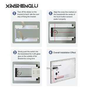 Interruptor Inteligente con Sensor Táctil y Control por Voz en Español |   Interruptor de Detección de 1-6 mm con Atenuación CCT de 12 V CC, 5 A, 60 W para Espejos - Product Image 6