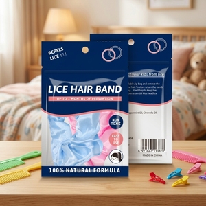 Bandeau coloré anti-poux pour bébé fille aux huiles essentielles très efficaces - Product Image 1