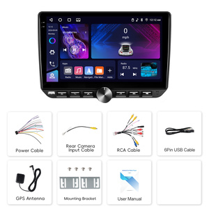 วิทยุติดรถยนต์ Podofo 10 นิ้ว 4+64GB 2din ระบบแอนดรอยด์ 4Core รองรับ Wireless CarPlay และ Android Auto พร้อม GPS WiFi BT FM/RDS EQ GPS - Product Image 6