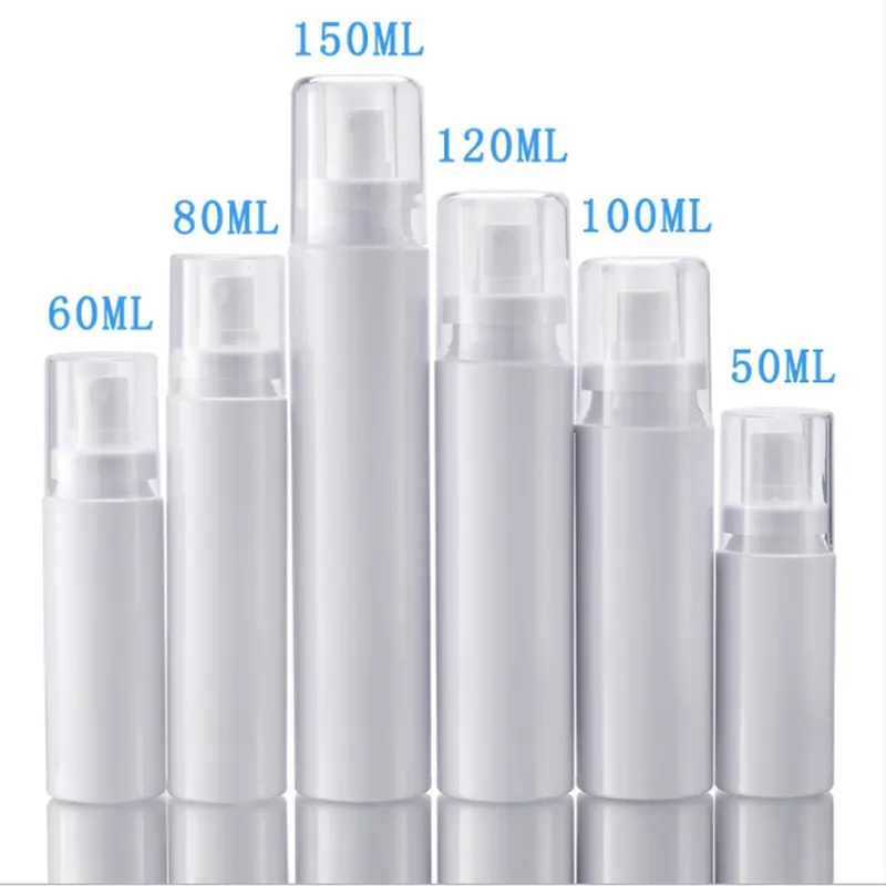 50Ml 60Ml 100Ml 120Ml 150Ml Nhựa PET Snap Spray Chai Nhỏ Tưới Nước Có Thể Chai Rượu Khử Trùng Chai Nước Nhựa