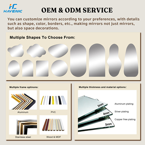 Factory Direct Sales Intelligent LED Backlight <strong>Decorative</strong> <strong>Mirror</strong> Irregular Floor <strong>Mirror</strong> with Bracket Hanging <strong>Customized</strong> <strong>Mirror</strong> - Product Image 5