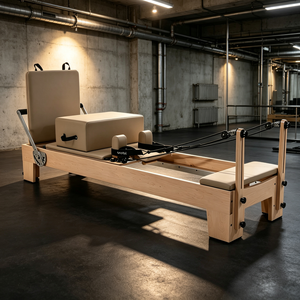 Reformer Pilates <span class=keywords><strong>Prenatal</strong></span> Maple con Molle a Basso Impatto per Programmi di Allenamento Sicuri in Gravidanza - Product Image 1