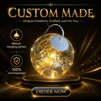 Boule transparente 3D avec guirlande lumineuse LED RGB, lampe suspendue pour arbre, guirlande de rue pour décoration extérieure de jardin, mariage, club, hôtel