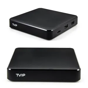 IP-TV 4K HEVC Android tvbox TVIP 706 S905W2 2G 8G 4K Dual wifi s-box 1 anno ip-tv Streamer tv box per Euro svezia italia arabica