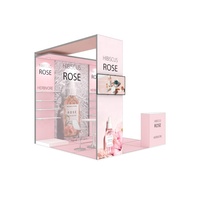 Présentoir de stand modulaire 10x10 durable Phone2Display BTAFB3009 avec cadre en aluminium et tissu SEG imprimé par sublimation pour salon professionnel
