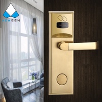 Sistema de bloqueo de tarjeta de puerta inteligente para Hotel, Control de acceso RFID, Software de gestión
