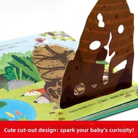Petit secret caché : Livre d'images 3D pop-up pour enfants, couverture rigide, scènes à déplier, pop-ups à construire