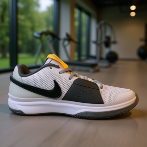 Zapatillas Nike Ja 1 para entrenamiento cruzado para hombre, color blanco, gris, parte superior de malla, suela de goma, entresuela de EVA, ropa deportiva de verano - Product Image 2