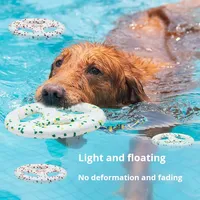 Jouet pour chien LY ETPU Sport, frisbee volant en forme de popcorn, volant pour Border Collie, jouet souple résistant aux morsures, exercice interactif, jeu de la force, 23CM