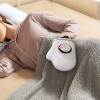 USB-Aufladbarer Beheizter Handmassager mit Lithium-Polymer-Akku (2000mAh), Luftkompression, Vibration und Timer für Handgelenk/Finger