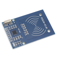 Modul Pembaca/Penulis RFID RF MFRC-522 RC522 Grosir, Kit Sensor Kartu IC dengan Antarmuka SPI 13.56MHz untuk