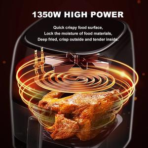 หม้อทอดไร้น้ำมันไฟฟ้าอเนกประสงค์รุ่นใหม่ ความจุ 8 ลิตร หน้าจอสัมผัสแบบมองเห็นได้ ทำอาหารด้วยระบบดิจิตอล ไม่ใช้น้ำมัน - Product Image 4