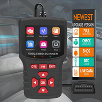 Escáner Automotriz, Herramienta de Diagnóstico CAN de 1 Año para Autos de 12V, Lee Códigos de Error de la Luz de Control del Motor, Lector EOBD Multilingüe