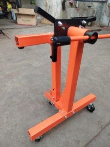 Support moteur avec <span class=keywords><strong>plateau</strong></span> à outils 1500 lb en acier, tête rotative, rangement intégré, pour garage, atelier, réparation automobile, OEM - Product Image 2