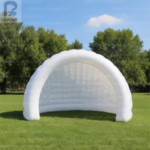 Cabina Fotografica Gonfiabile Gigante a Forma di Igloo, Tenda Igloo Aperta Bianca, Sfondo Gonfiabile a Tema Casa sulla Neve per Natale/Invernale <span class=keywords><strong>Wonderland</strong></span> - Product Image 2