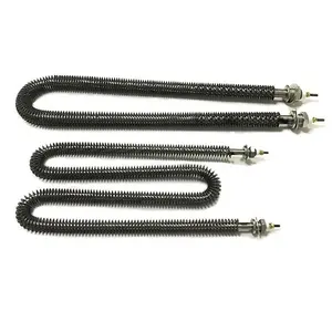 W/U/I shape Electric Heating Element 3KW Finned Tubular Heater for Air Heating