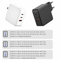 Adaptateur GaN 65W QC3.0 PD Charge Super Rapide US EU AU UK KC Plug USB C Chargeur Mural Pour Chargeur de Téléphone et Ordinateur Portable