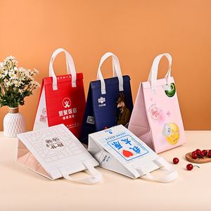 Sacs de livraison isothermes personnalisés imperméables, sacs fourre-tout non tissés pour plats à emporter, sacs isothermes en aluminium pour aliments et repas avec logo - Product Image 4