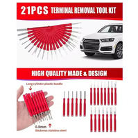 Kit de 21 outils de dépose de broches de bornes amélioré pour connecteurs de fils électriques, pour appareils domestiques et automobiles