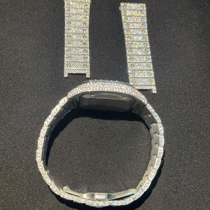 Montres mécaniques personnalisées avec testeur de diamants, luxe, serties de diamants, hip-hop, VVS, couleur D, moissanite, diamants, montres mécaniques - Product Image 4