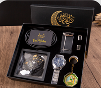 Coffret Cadeau Luxe WP Exquisite 2026 pour Homme : Chapelet, Portefeuille, Montre, Lunettes de Soleil, Porte-clés, Stylo – Idéal Fête des Pères, Pâques, Fêtes