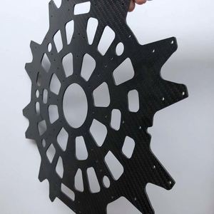 Feuille de profil personnalisée en fibre de carbone usinée CNC SHENYU - Product Image 1