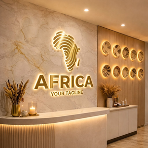 Enseigne <span class=keywords><strong>LED</strong></span> personnalisée pour logo d'entreprise, enseigne lumineuse murale pour devanture de magasin, restaurant - Product Image 3